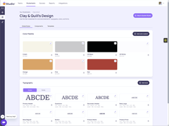 Define your brand's color palette, typography, and component styles to ensure every quiz matches your site.