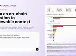 CaudexCatena MCP — blockchain intelligence for AI-assisted investigations