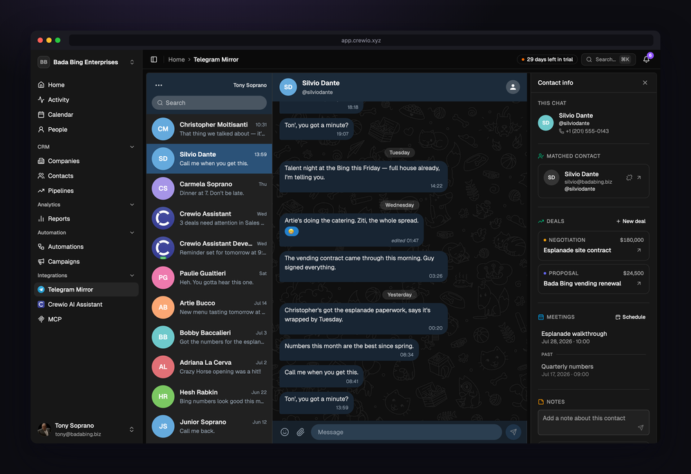 Telegram Mirror