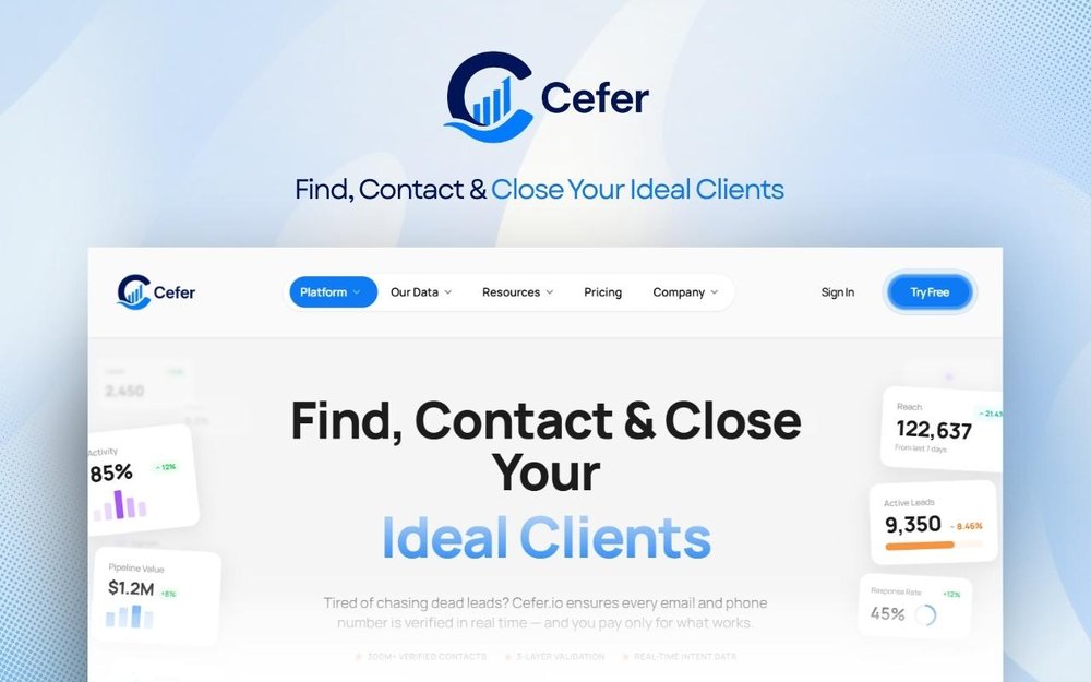Cefer.io Home