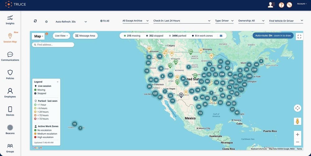Live Fleet Map