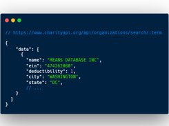 CharityAPI.org Screenshot 1