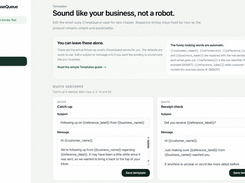 Customizing follow-up email templates