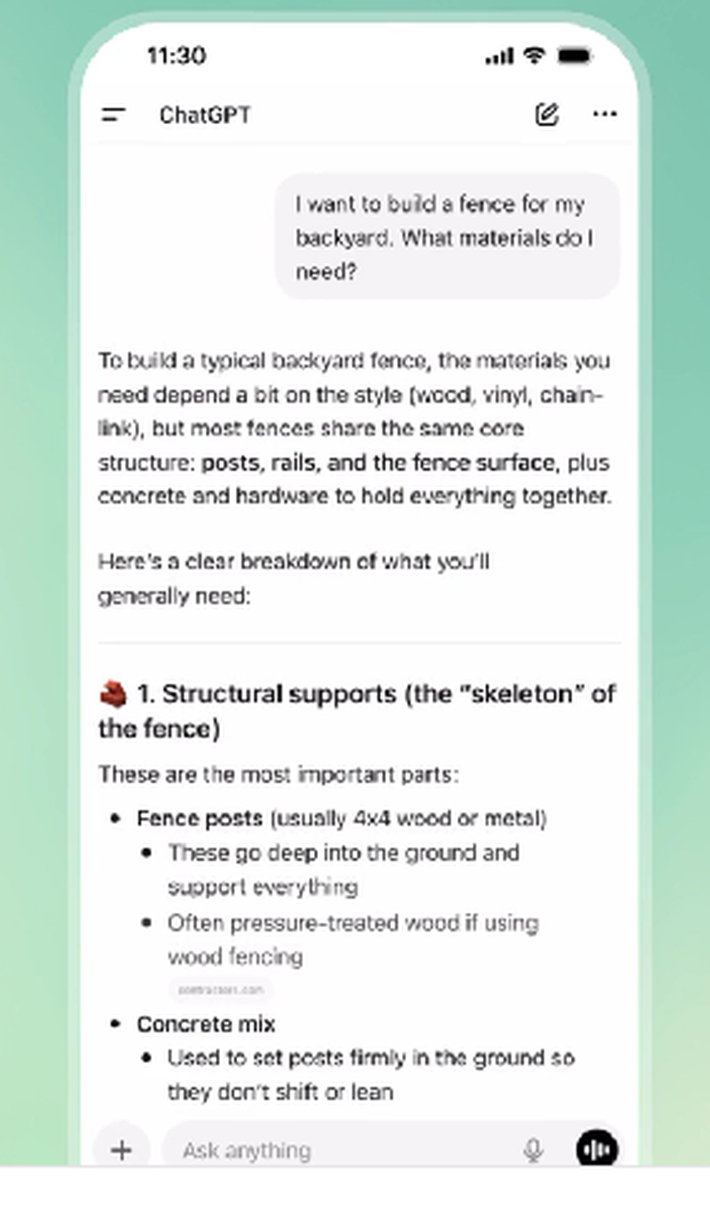 ChatGPT Ads Screenshot 1