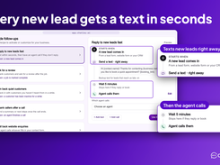 Speed to lead: text right away, then call