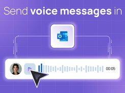 Send voice messages in Outlook