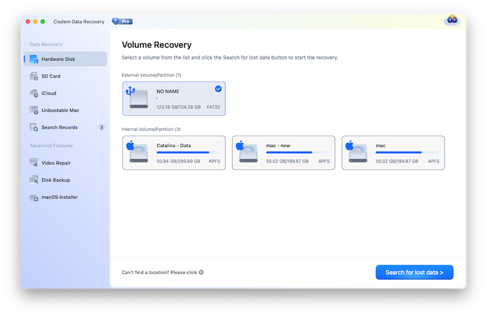 locate files