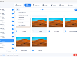 Use selection rules to automatically select potentially unwanted similar photos for bulk removal