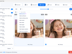 Use selection rules to automatically select potentially unwanted similar photos for bulk removal