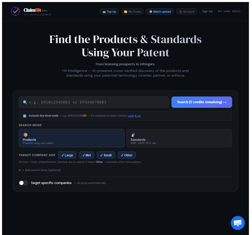 ClaimHit Screenshot 1