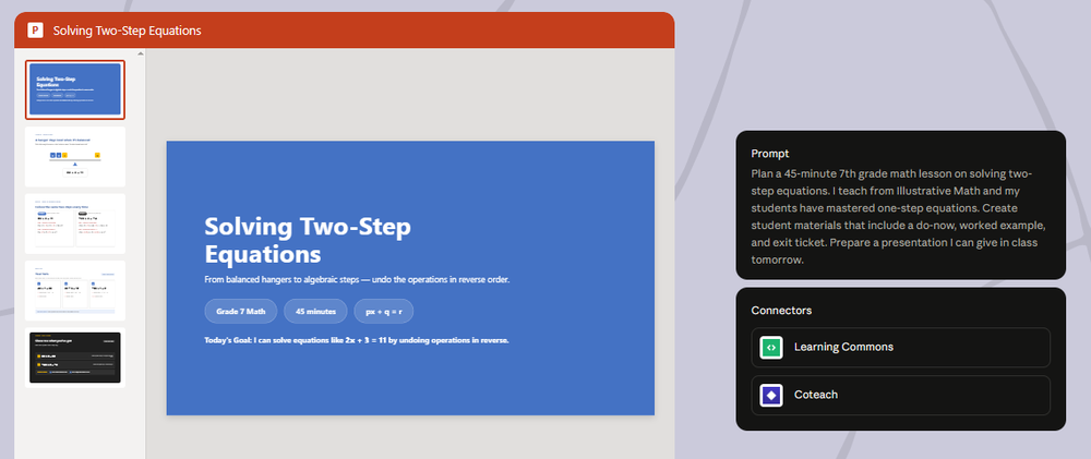 Claude for Teachers Screenshot 1