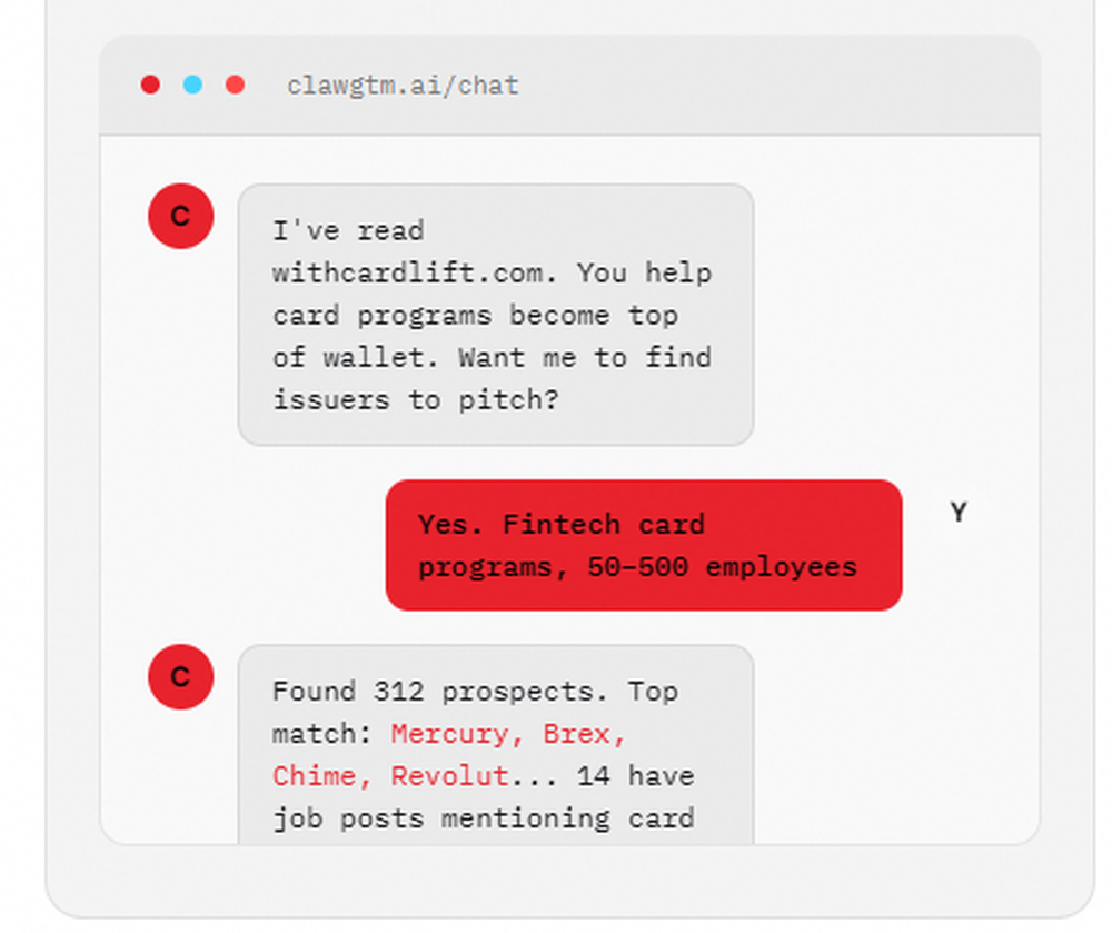 ClawGTM Screenshot 1