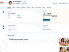 Clayox student profile