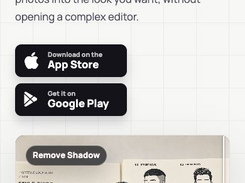 ClearCrowds mobile — AI photo editing home
