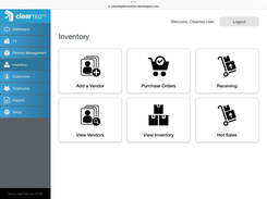 ClearTEQ Inventory Management – Manage products, vendors, purchase orders and receiving.