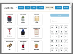 ClearTEQ Quick Flip – Quickly find and select products using a touchscreen-friendly interface.