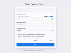 Secure online payment integration for appointment booking