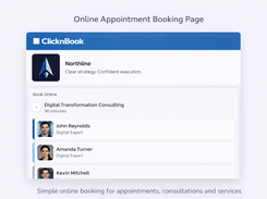 Team booking page for scheduling appointments with multiple team members
