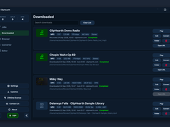 Downloaded: every file with its details, ready to edit or convert