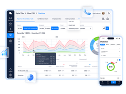 Digital tide desktop application statistics page