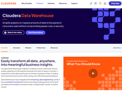 Cloudera Data Warehouse Screenshot 1