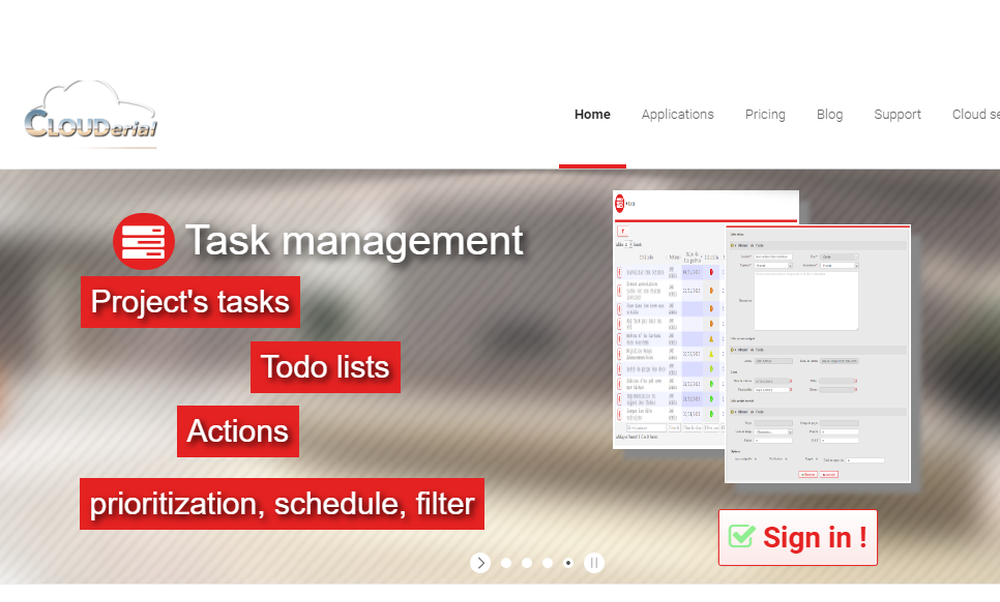 Clouderial Project Screenshot 1