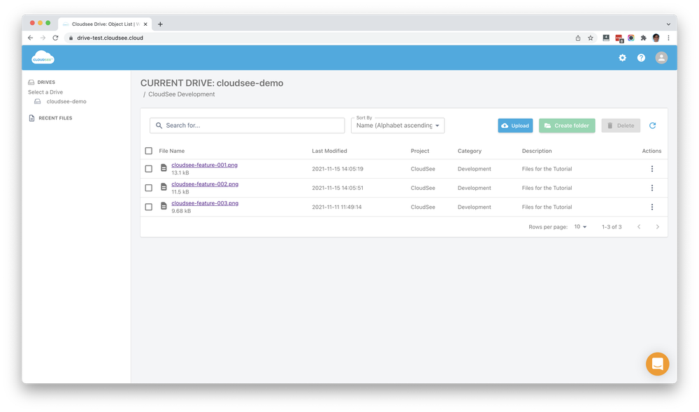 CloudSee Drive S3 Search & Browser