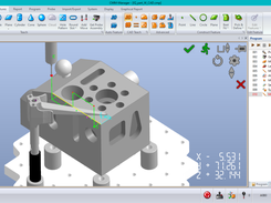 CMM-Manager DCC Standard is available for motorized / CNC CMMs. 3D CAD import is included with this software version.