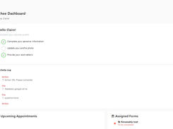Coachee portal - clients track goals, actions, sessions and files; free on every plan