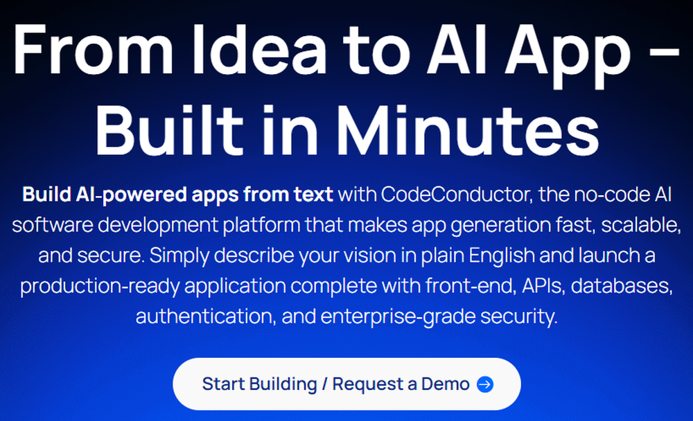CodeConductor Screenshot 1