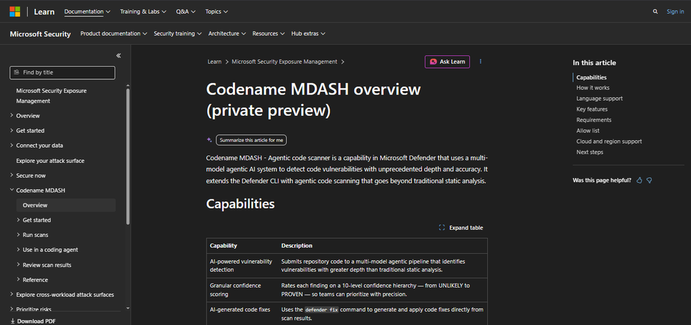 Codename MDASH Screenshot 1
