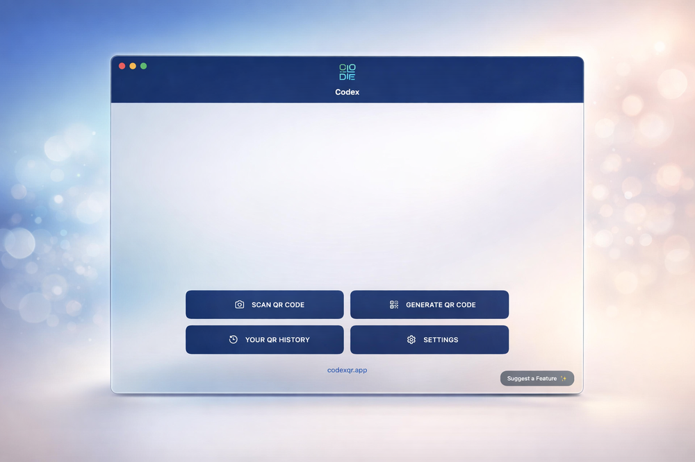 codex qr mac os