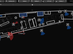 Security and Surveillance Floor Plan