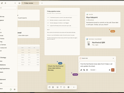 Calls, CRM deals, Slack threads and sheets on one canvas. Teammates and the agent work on them together, in real time.