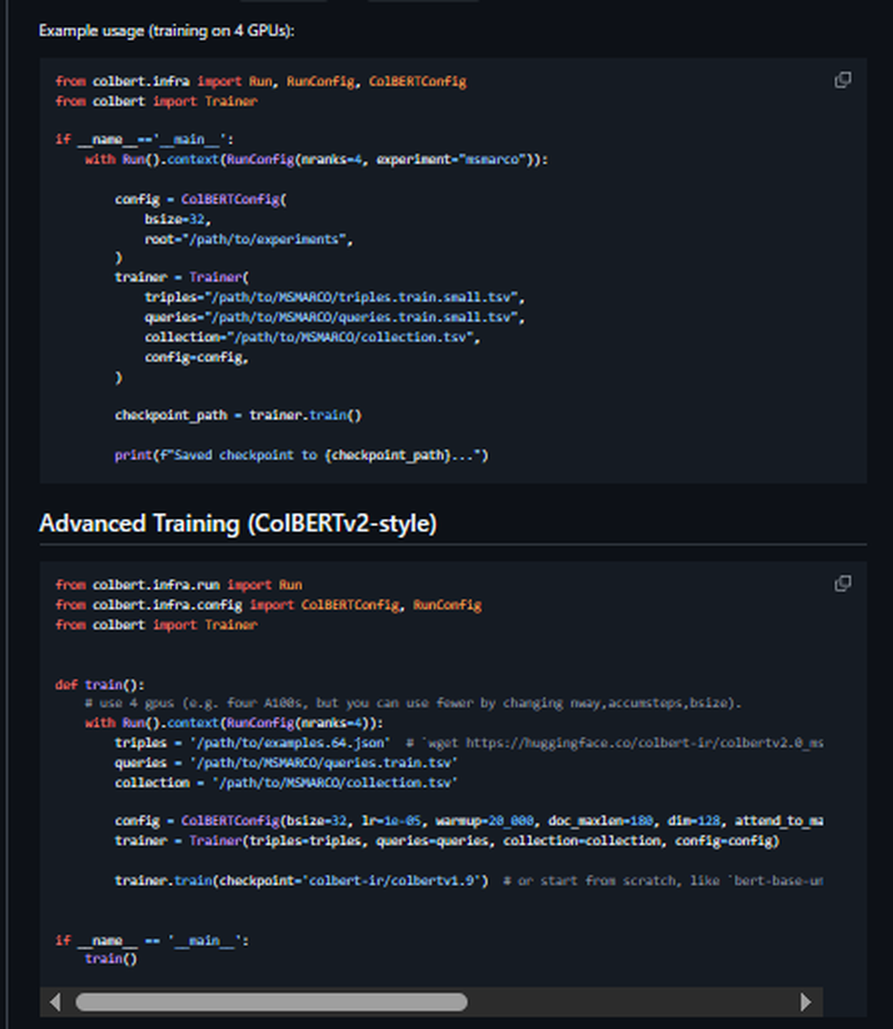 ColBERT Screenshot 1