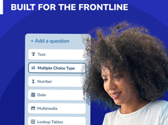 Create custom apps with an intuitive form builder, multiple question types and multimedia support