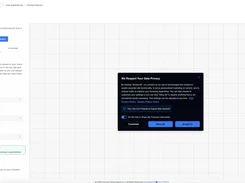 Consent Banner configuration screen with general settings and a preview containing Customize, Deny All, and Accept All buttons.