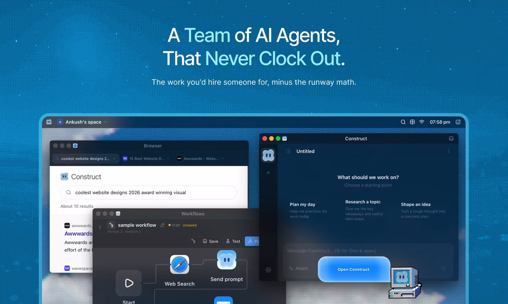 A Team of Al Agents, That Never Clock Out.