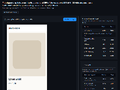Dark-mode analytics page showing a demo-store mobile product-page preview alongside scroll-depth and tap metric tables.