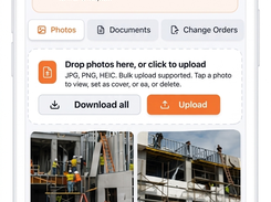 Mobile - Project photos and job details in one place
