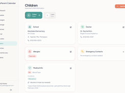 Store all important child information in one secure place