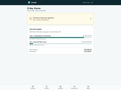 The family portal: the plan budget and invoices to approve, on a free login