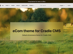 Ecommerce theme with code-freedom