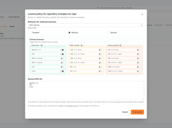 License Policy Management