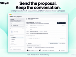 Send the proposal with one click