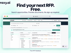 Thousands of RFPs for free.