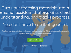 Turn your teaching materials into a personal assistant that explains, checks understanding, and tracks progress.