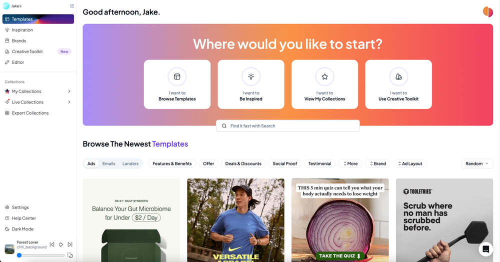 CreativeOS Screenshot 1