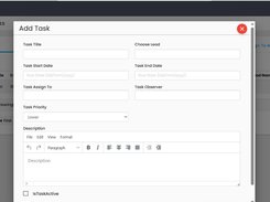 you can add the task and assign that to any of the team member