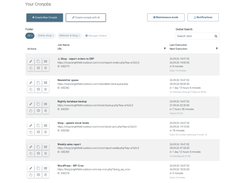 cronjobs list